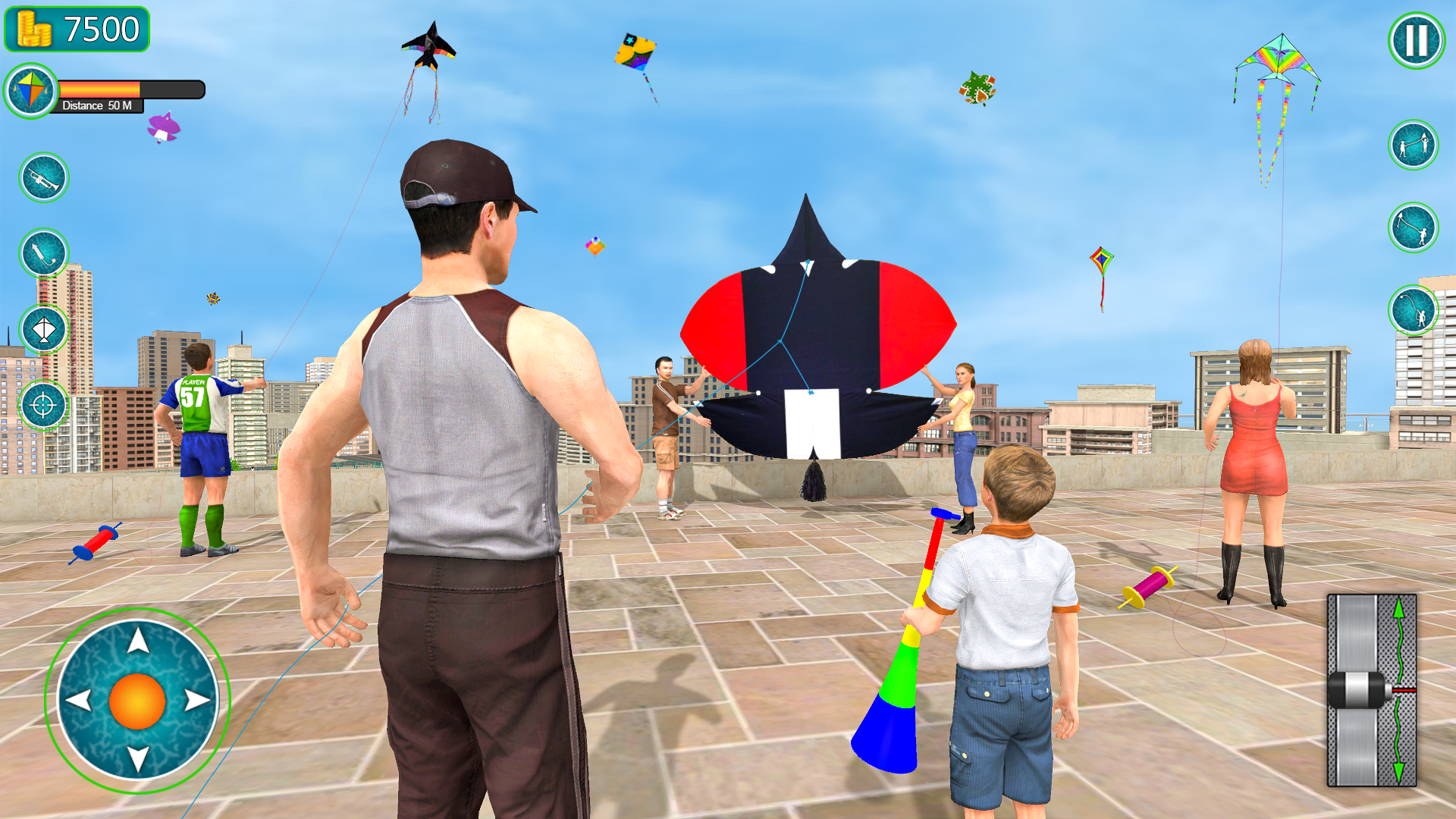 اسکرین شات 1 بازی Kite Basant: Kite Flying Games