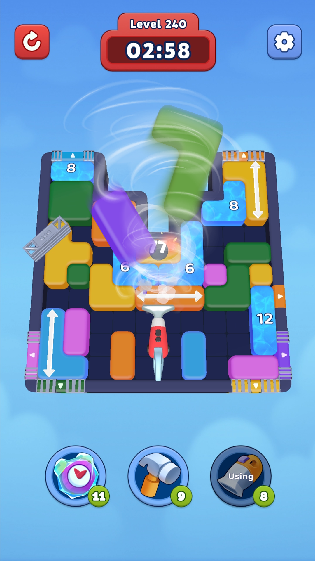 اسکرین شات 4 بازی City Block Jam: Color Slide