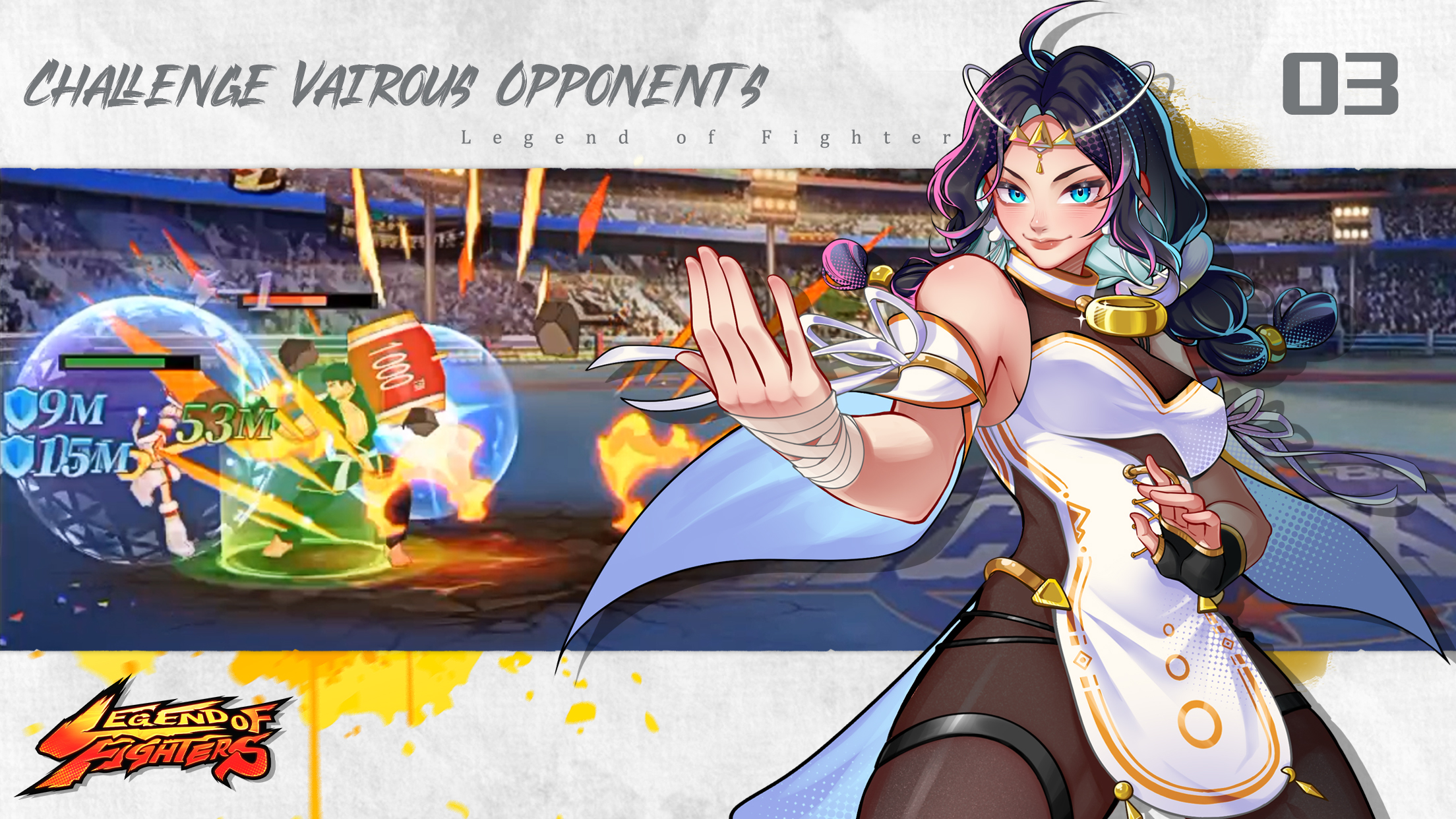 اسکرین شات 4 بازی Legend of Fighters: Duel Star