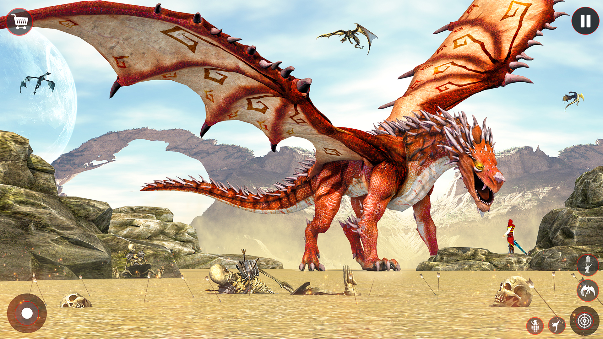 اسکرین شات 3 برنامه Dragon City Games-Dragon Sim