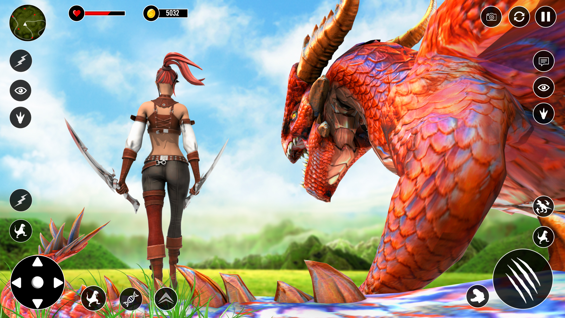 اسکرین شات 2 برنامه Dragon City Games-Dragon Sim
