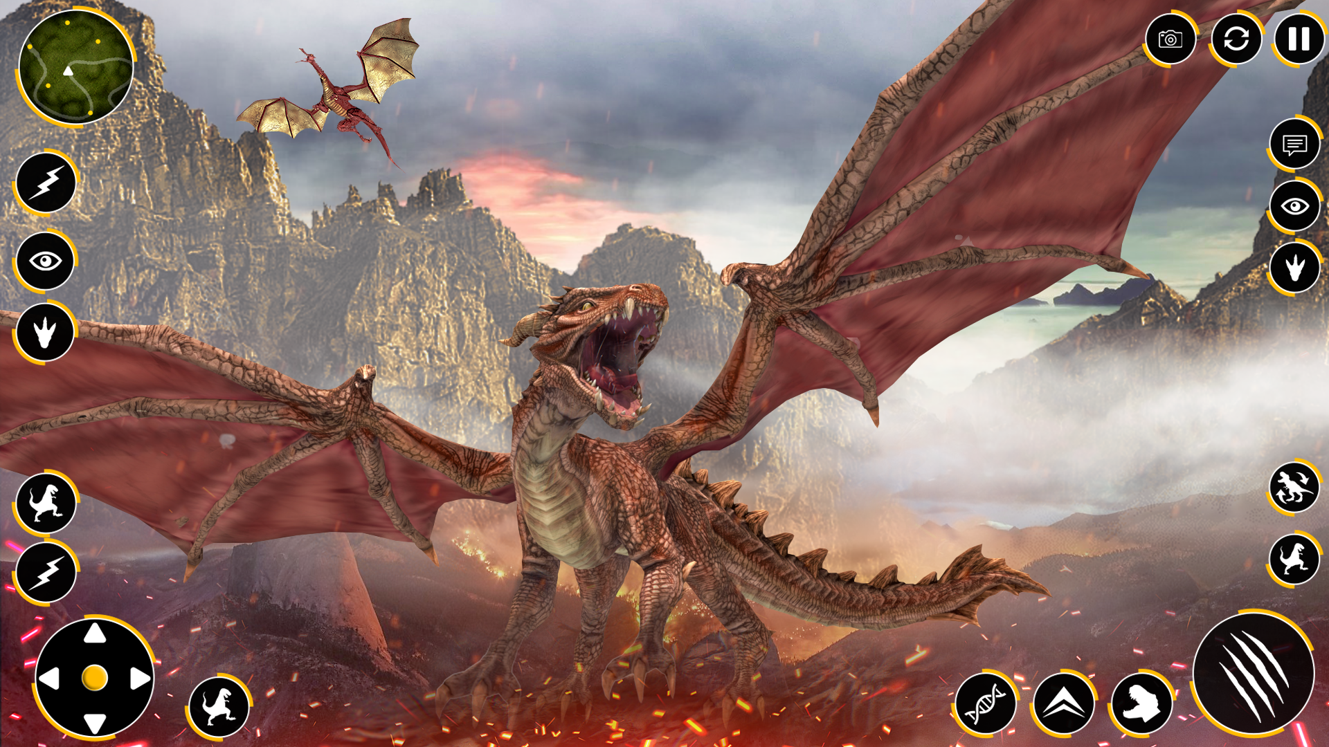 اسکرین شات 7 برنامه Dragon City Games-Dragon Sim