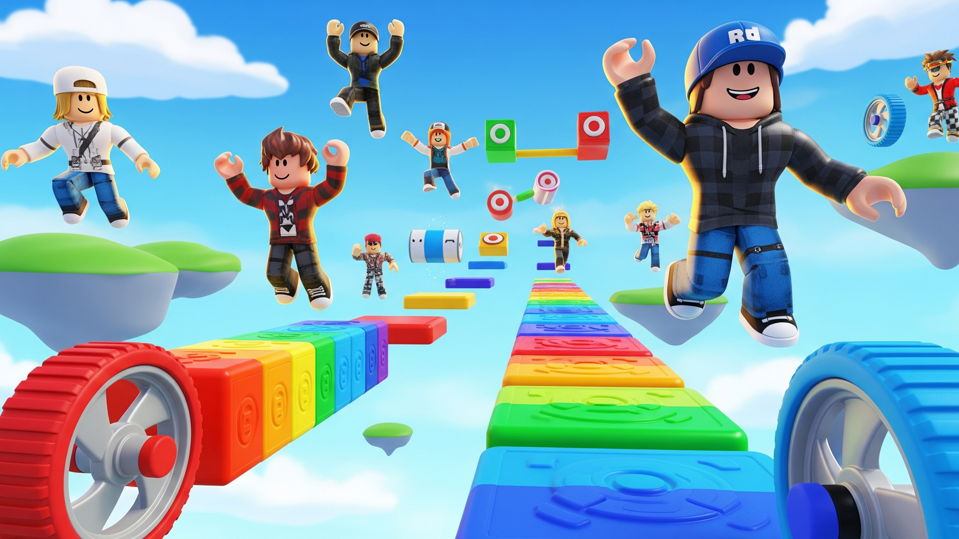 اسکرین شات 6 بازی Obby Parkour Stunt Game