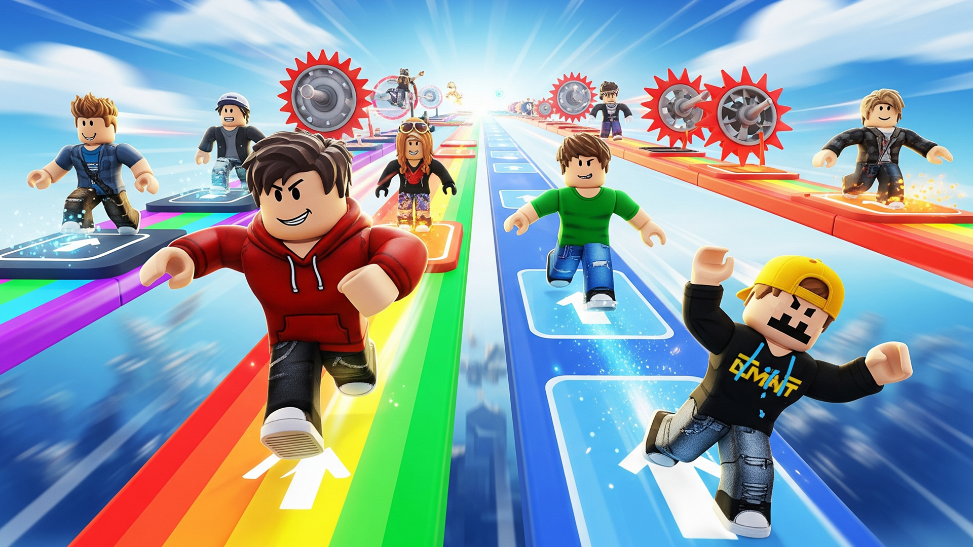 اسکرین شات 1 بازی Obby Parkour Stunt Game