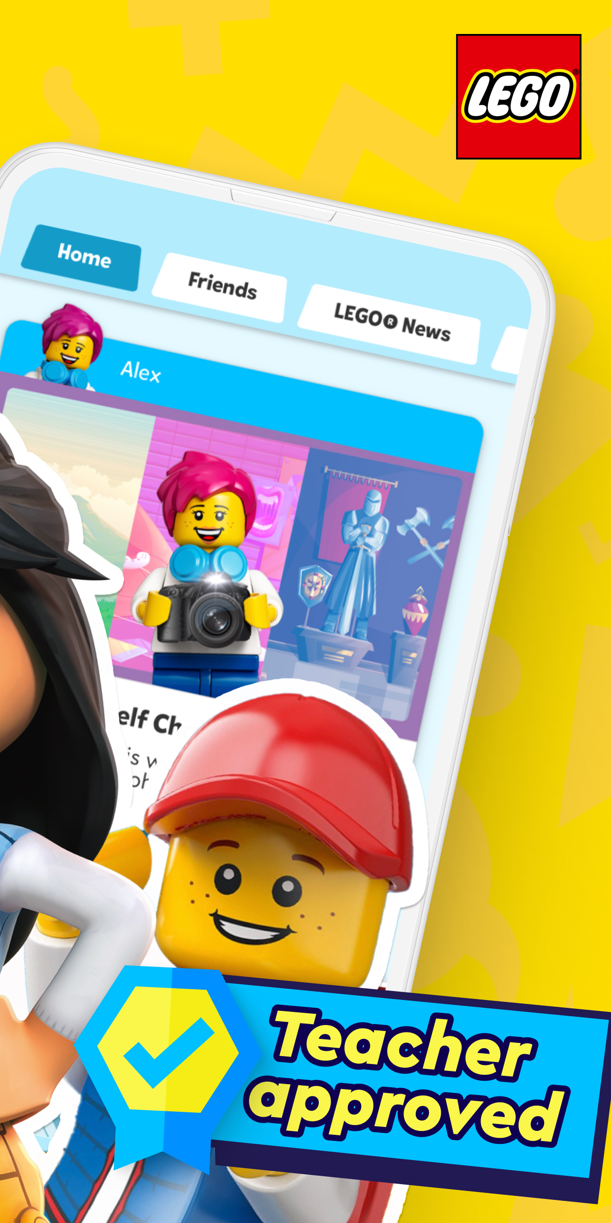 اسکرین شات 2 برنامه LEGO® Life: kid-safe community