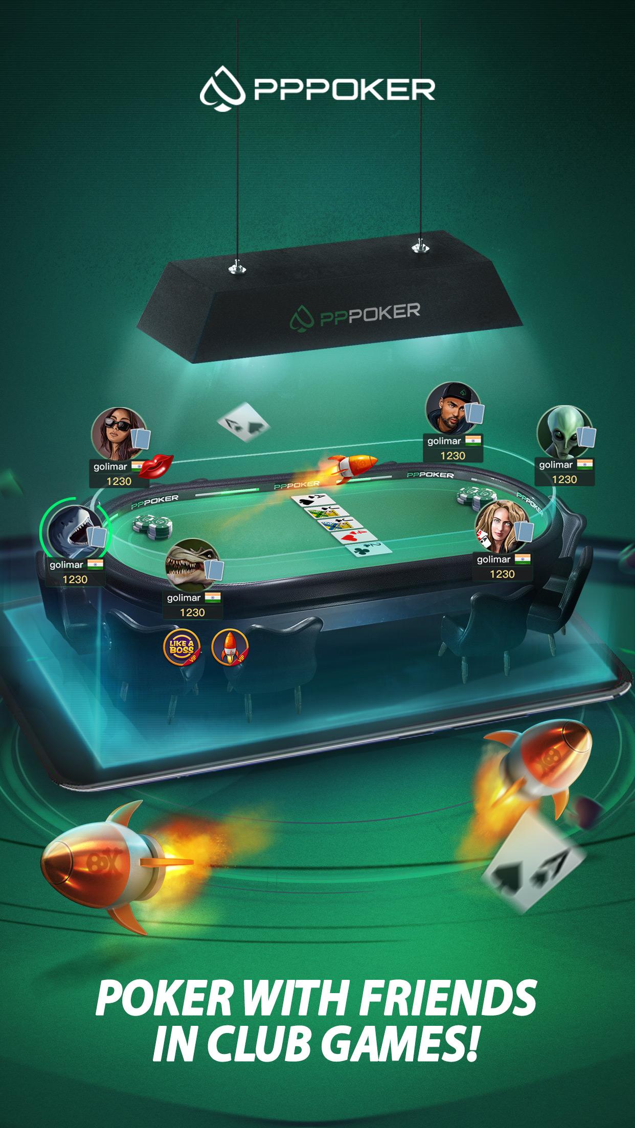 اسکرین شات 4 بازی PPPoker-Free Poker&Home Games