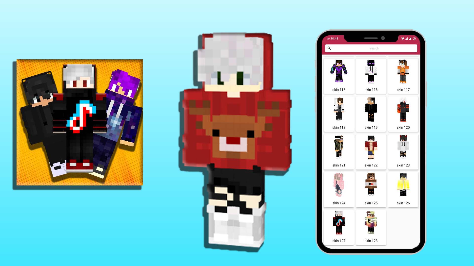 اسکرین شات 3 برنامه Skin Boys For Minecraft