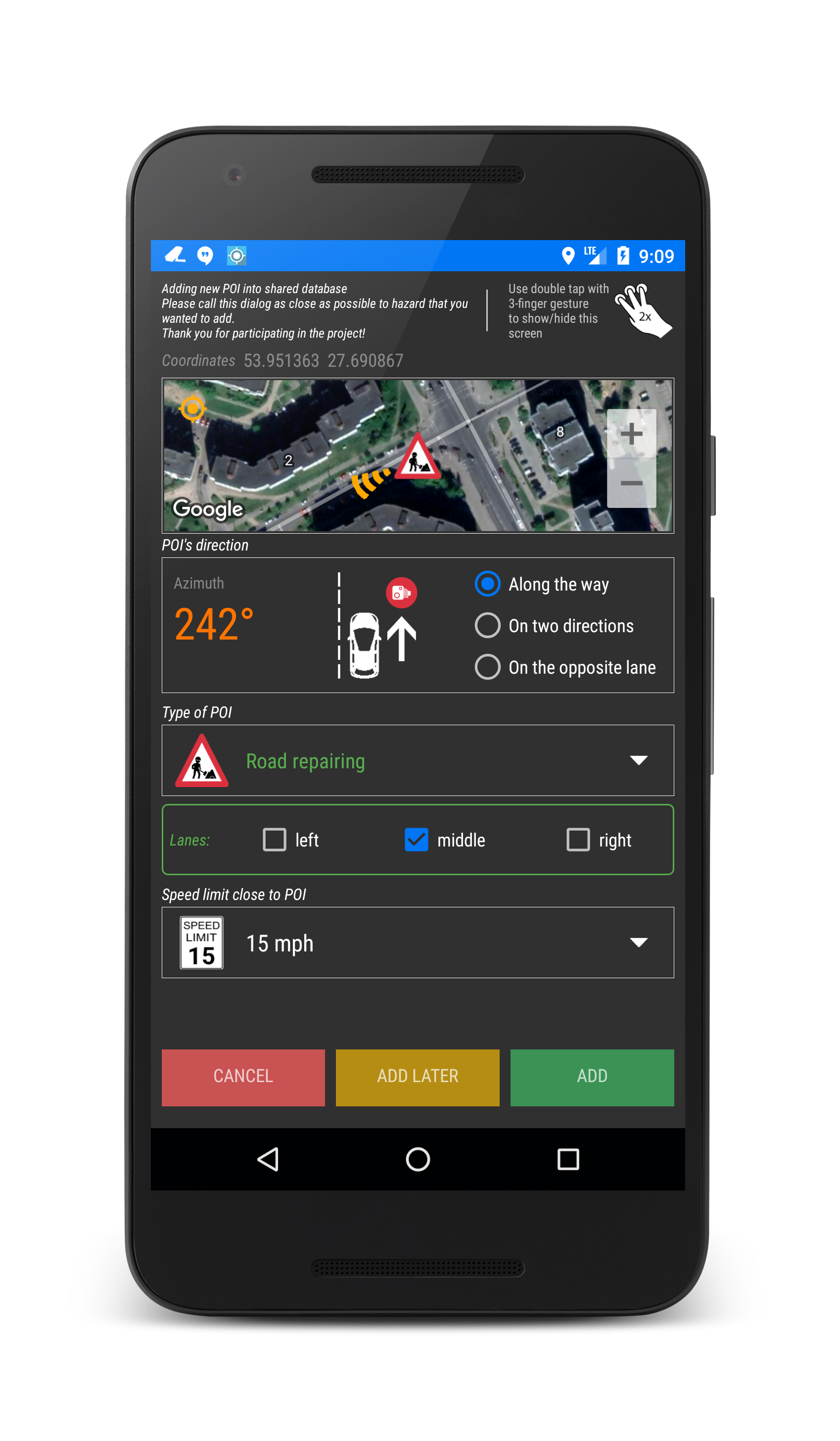 اسکرین شات 6 برنامه Speed Camera Radar (Light)