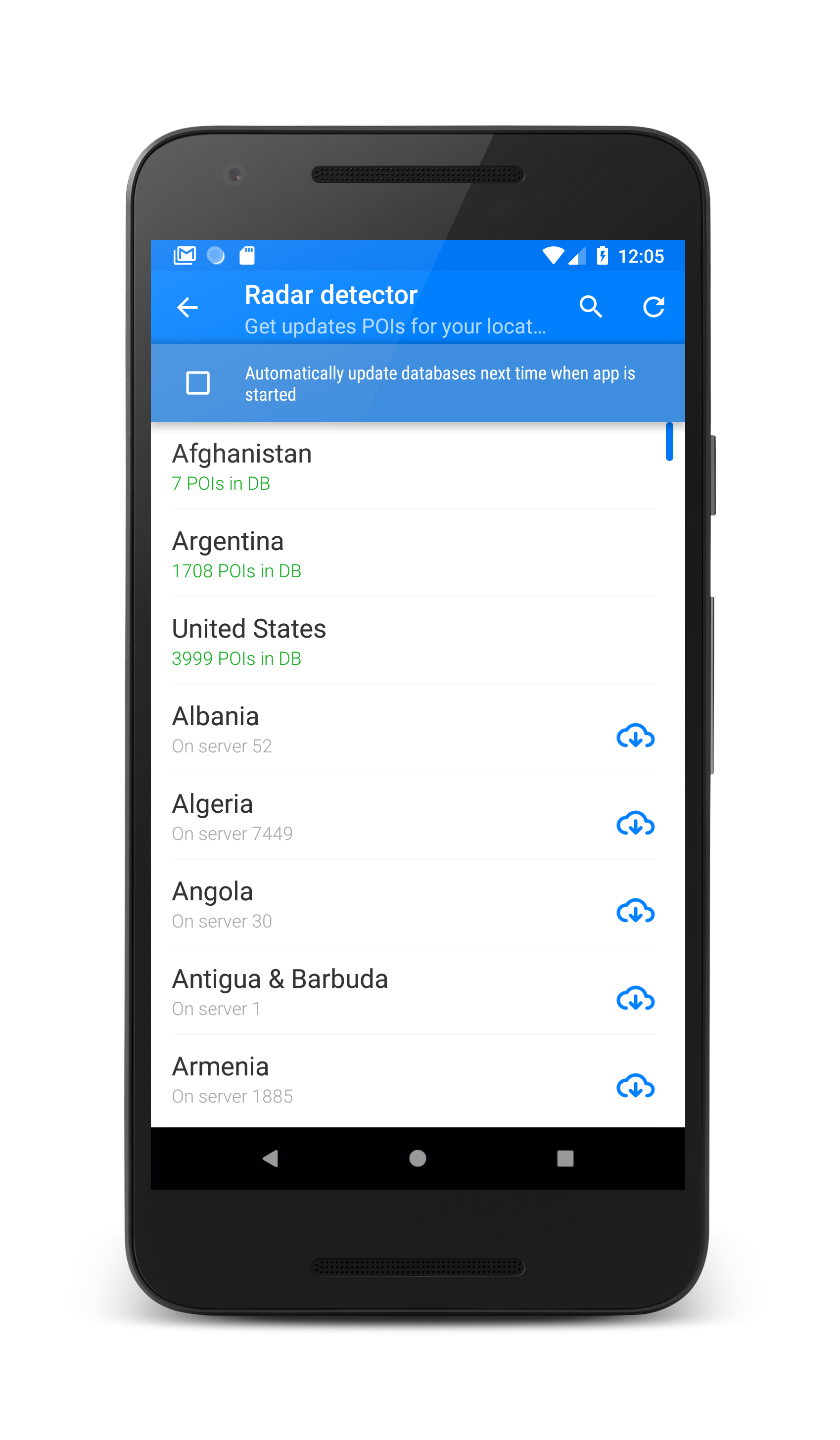 اسکرین شات 3 برنامه Speed Camera Radar (PRO)