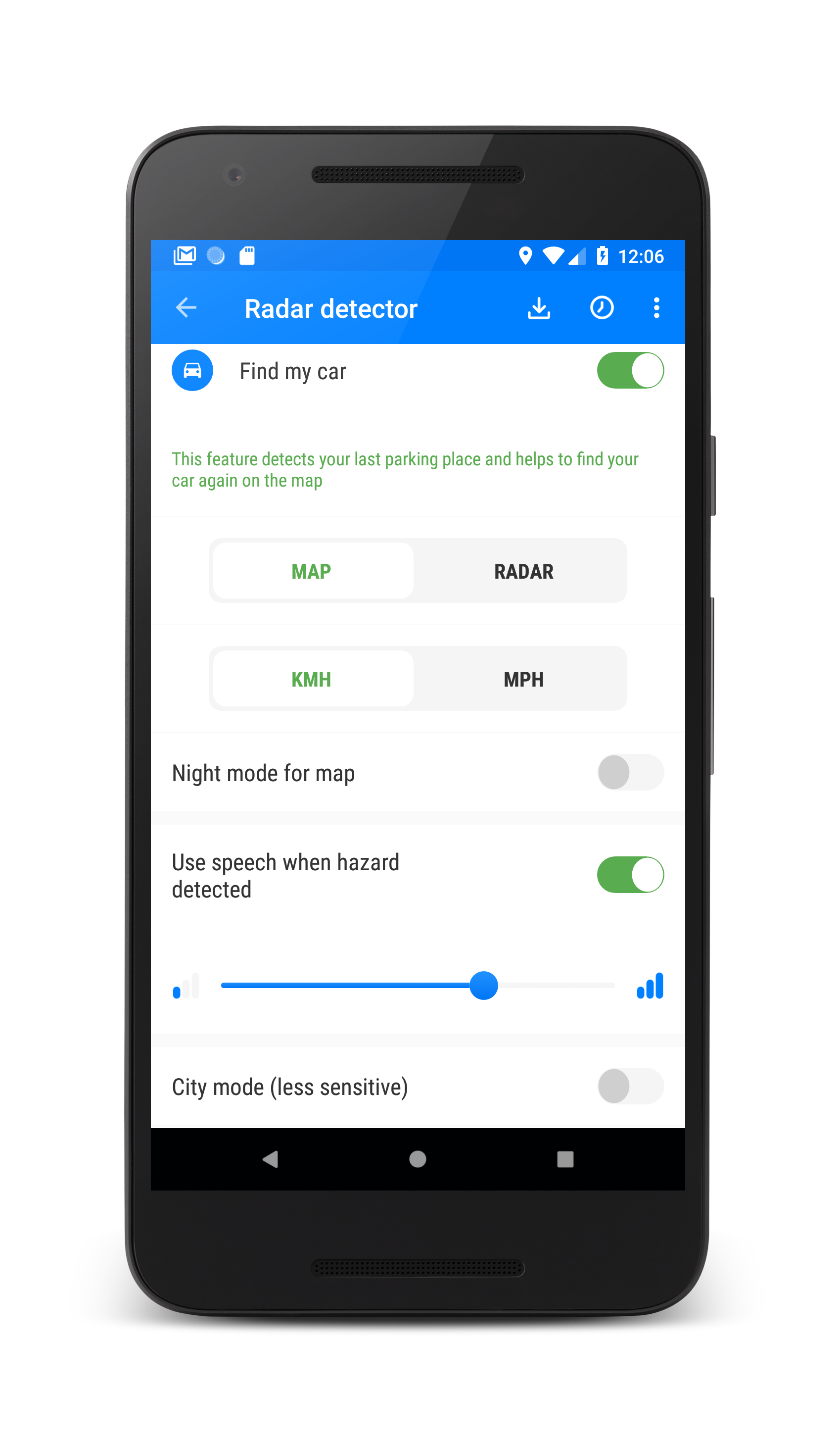 اسکرین شات 4 برنامه Speed Camera Radar (PRO)