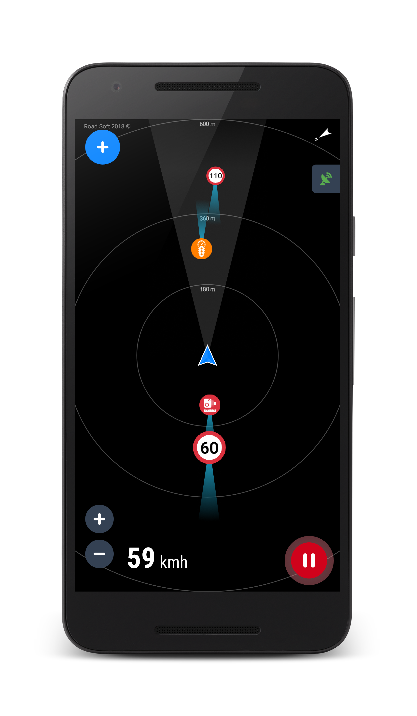 اسکرین شات 2 برنامه Speed Camera Radar (PRO)