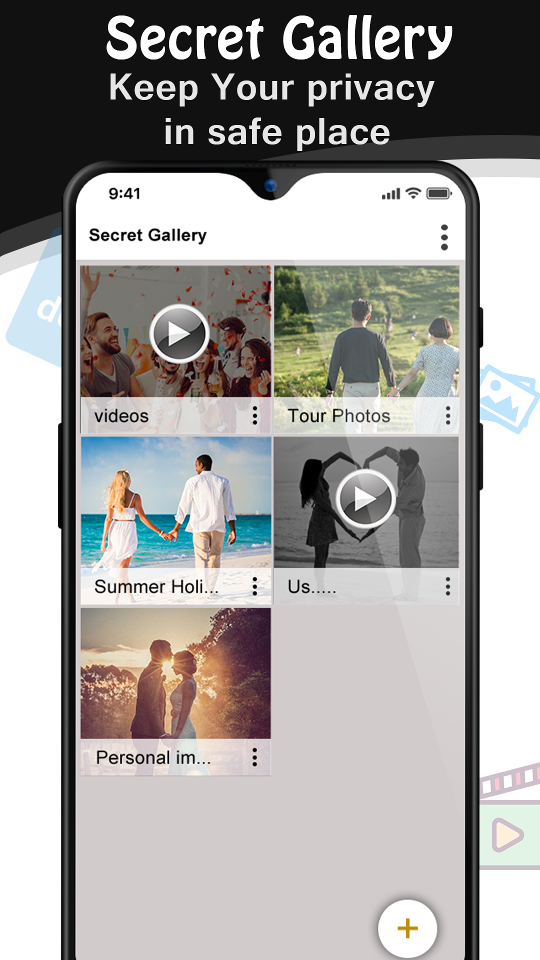 اسکرین شات برنامه Vault clock : Photo Video Lock 2