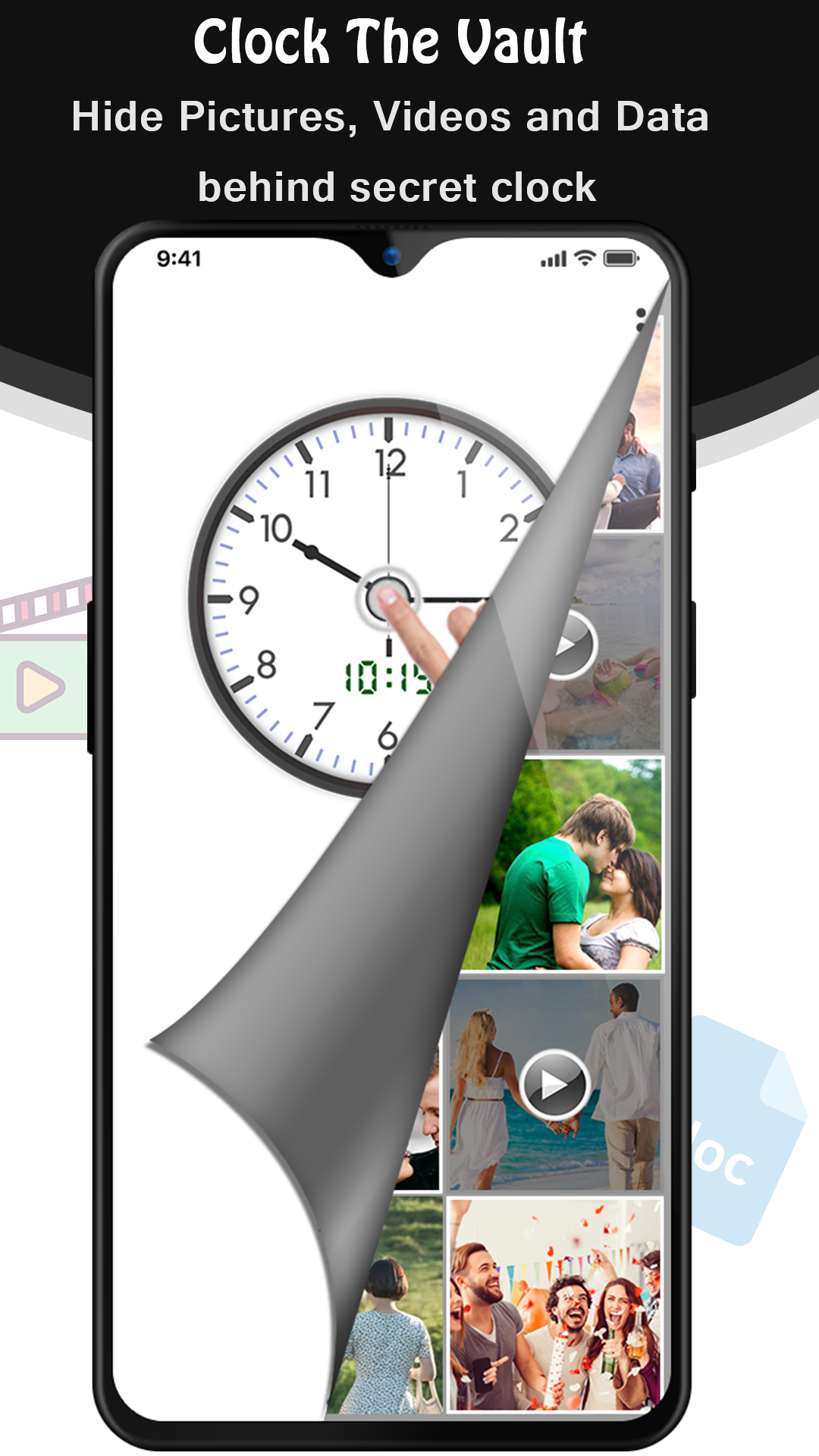اسکرین شات برنامه Vault clock : Photo Video Lock 1