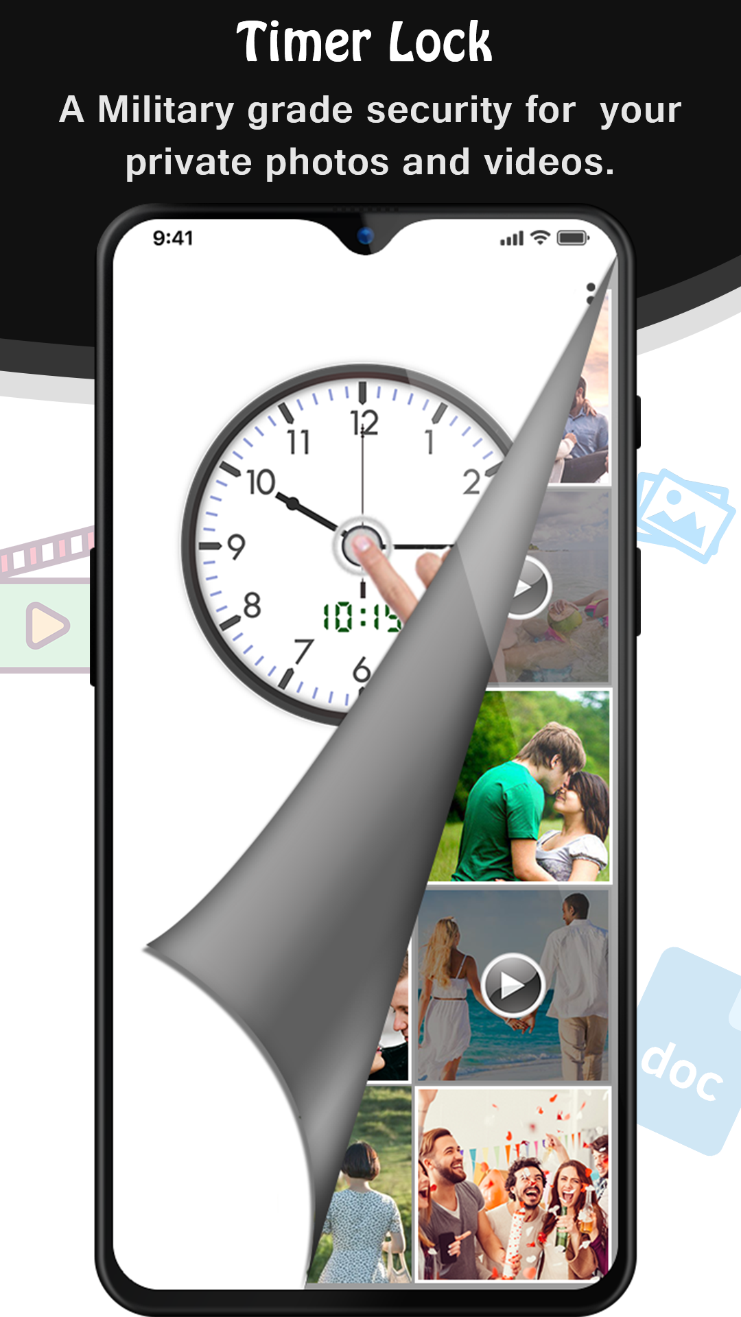 اسکرین شات برنامه Vault clock : Photo Video Lock 6