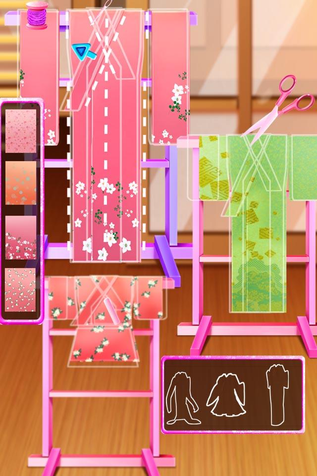 اسکرین شات 2 برنامه Dress Designer Kimono