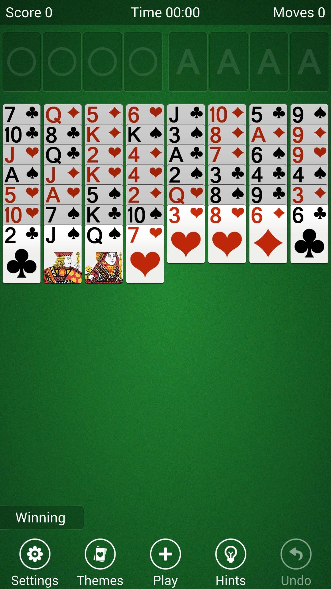 اسکرین شات 1 بازی FreeCell Solitaire