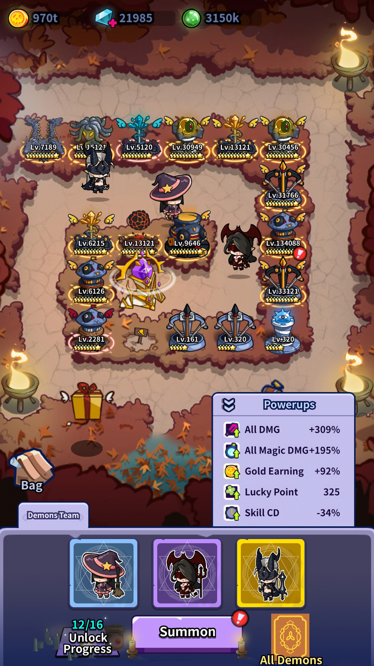 اسکرین شات 7 بازی Idle Defense: Dark Forest