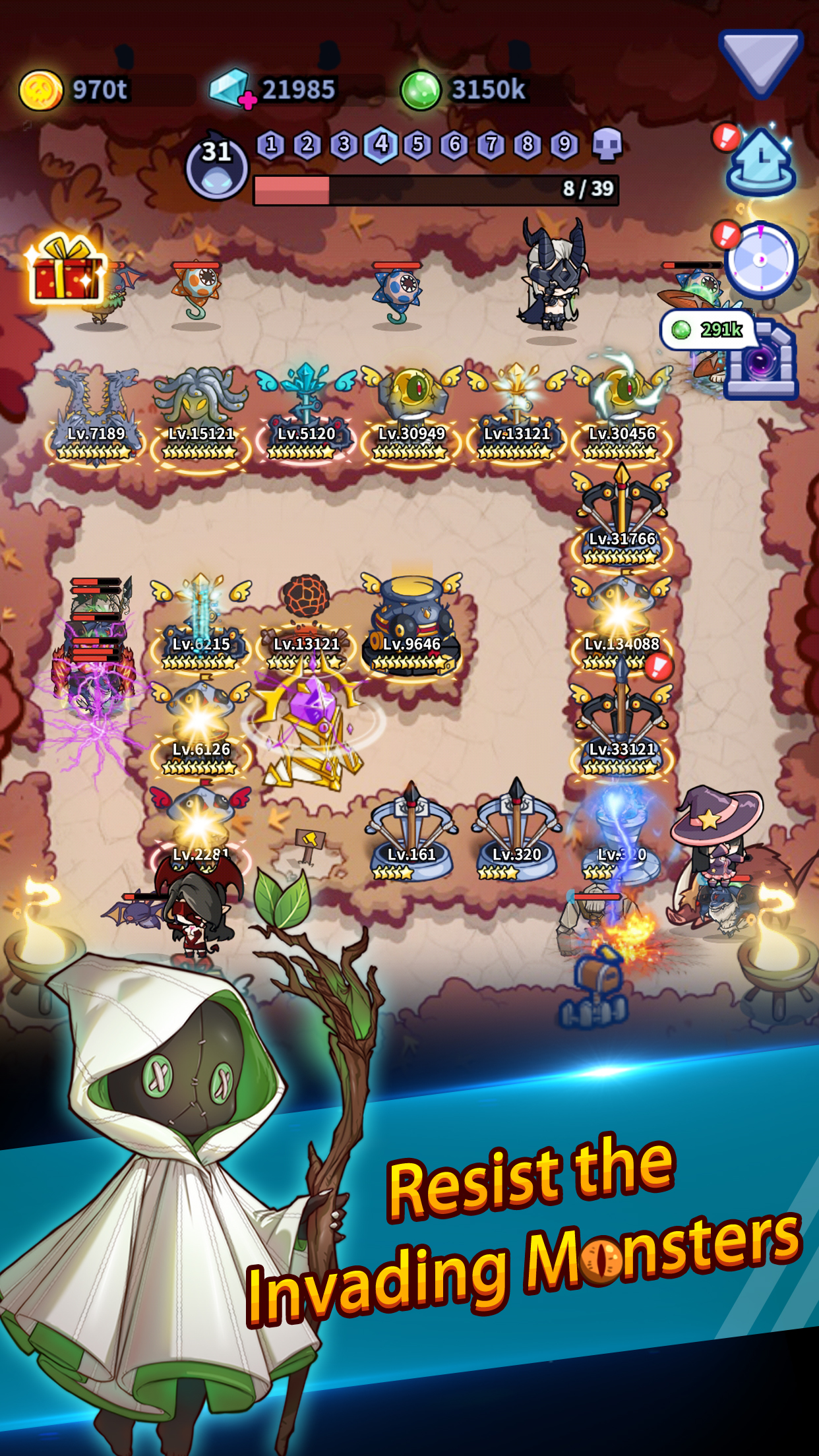 اسکرین شات 2 بازی Idle Defense: Dark Forest