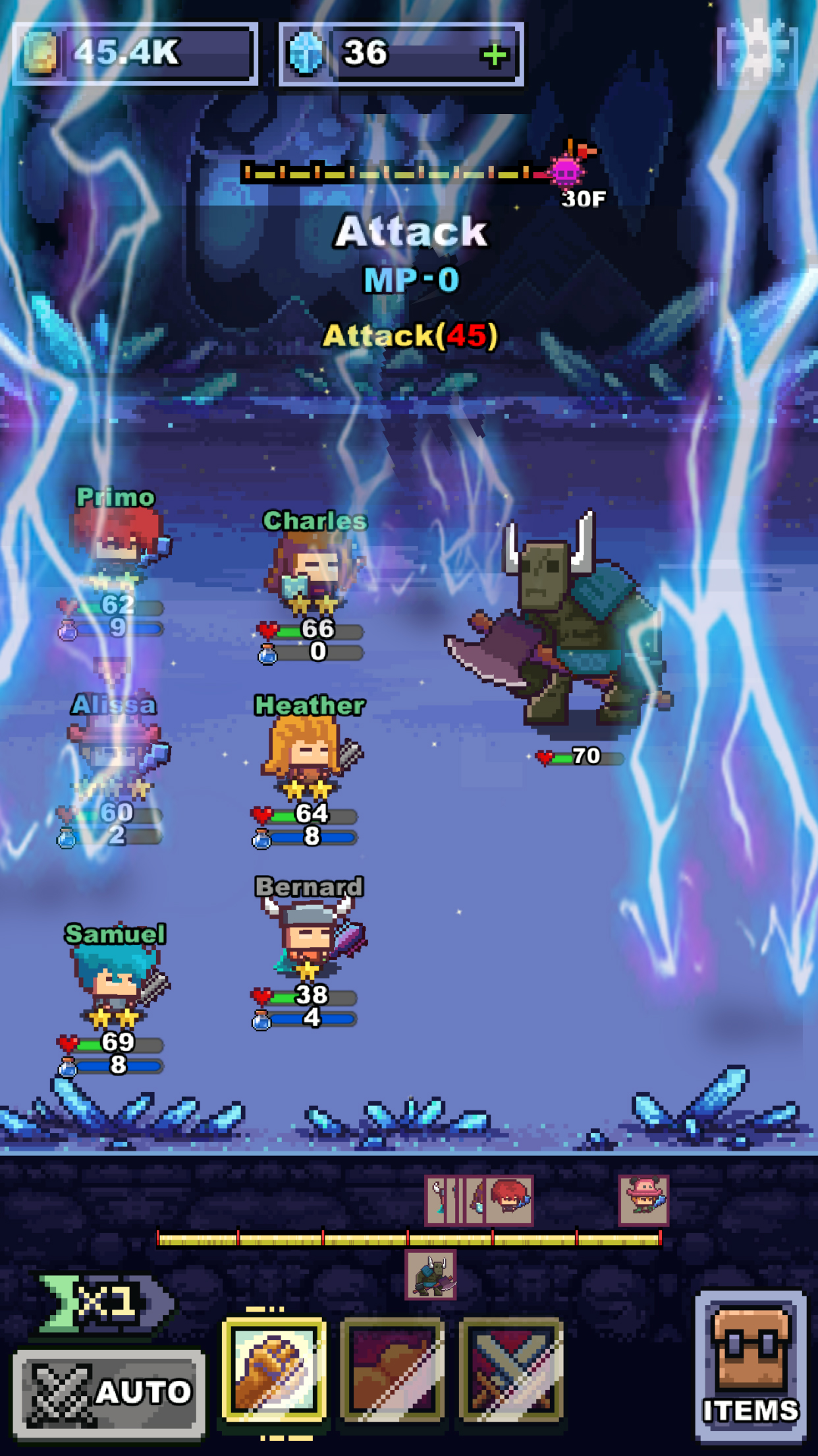 اسکرین شات 3 بازی Infinite Knights - Idle RPG