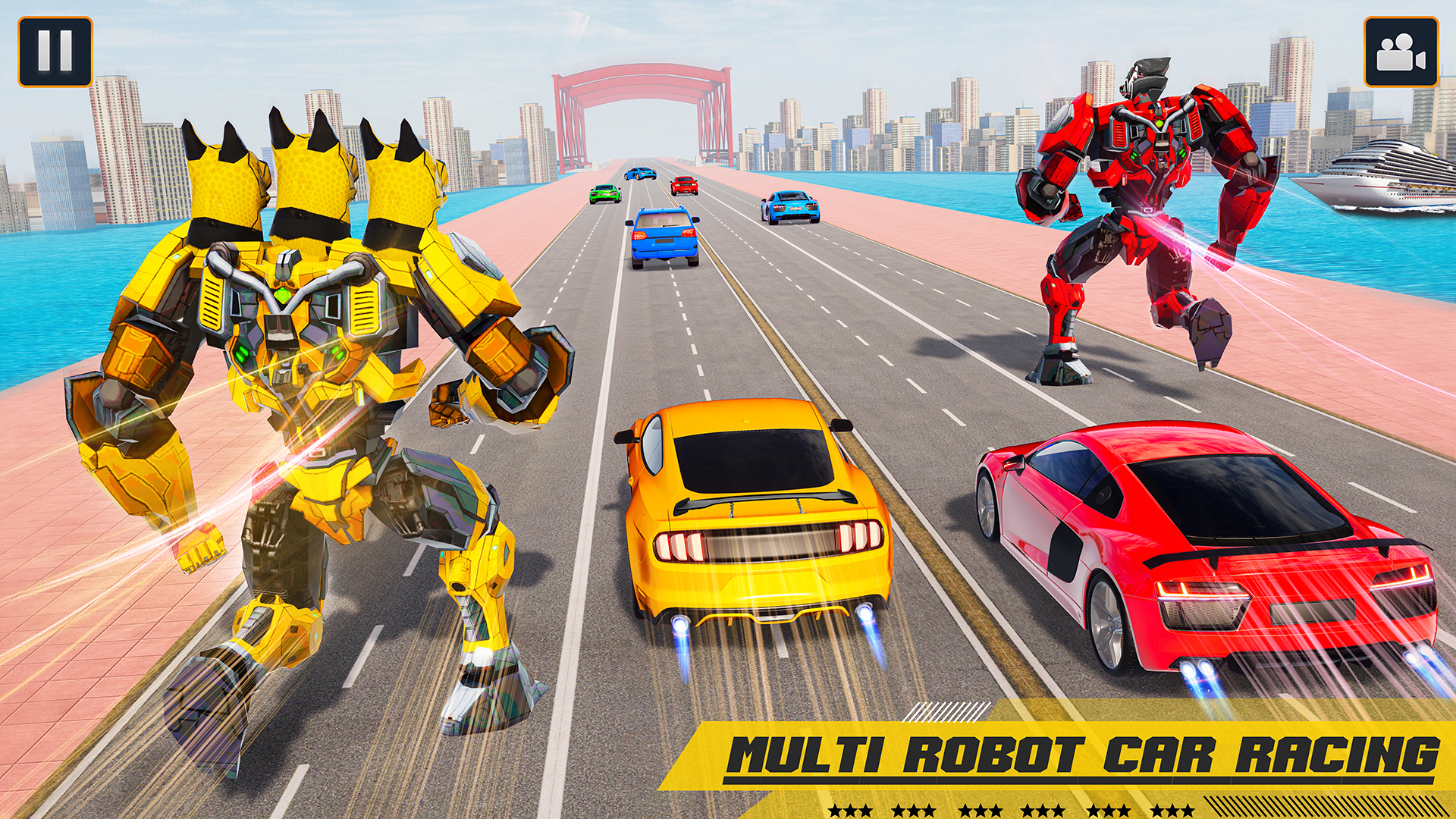 اسکرین شات 6 برنامه Wild Jackal Robot Bike Games