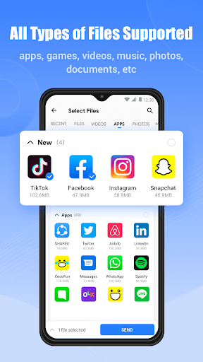 اسکرین شات 2 برنامه شیریت - SHAREit کلینر