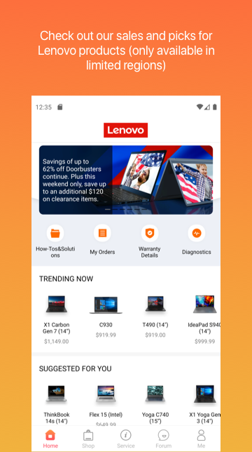 اسکرین شات 1 برنامه Lenovo