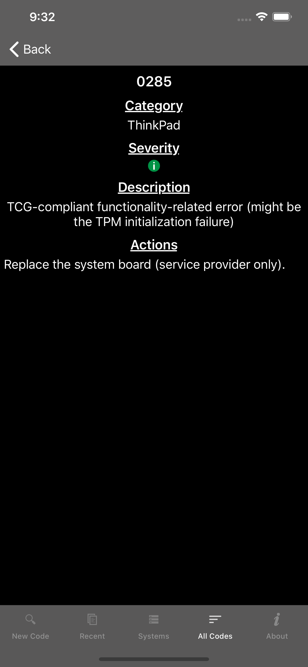 اسکرین شات 7 برنامه Lenovo PC Diagnostics 2.0