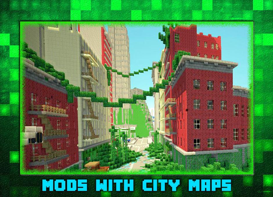 اسکرین شات 2 برنامه City Maps Mods