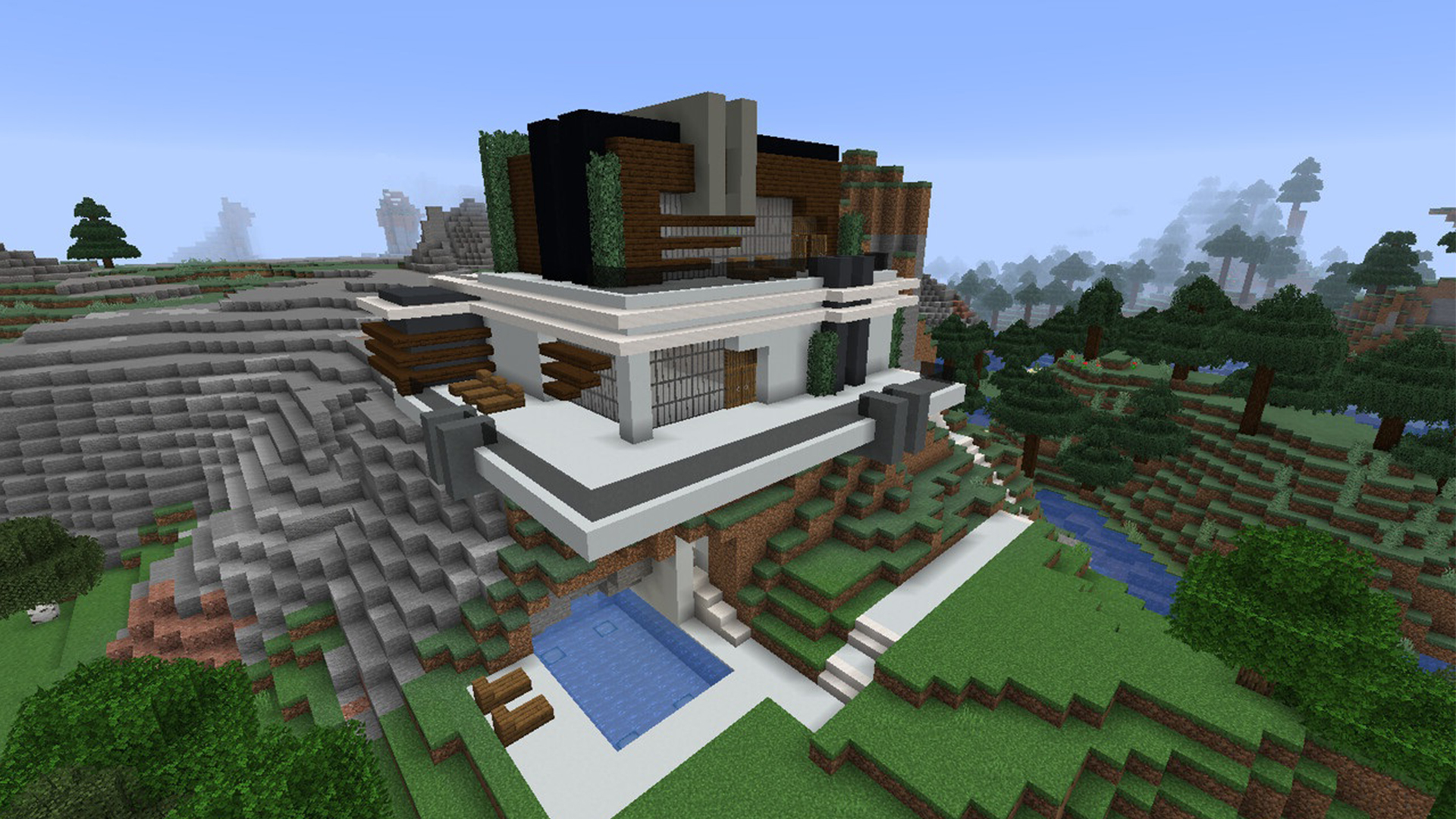 اسکرین شات 4 برنامه Big House Mod for Minecraft
