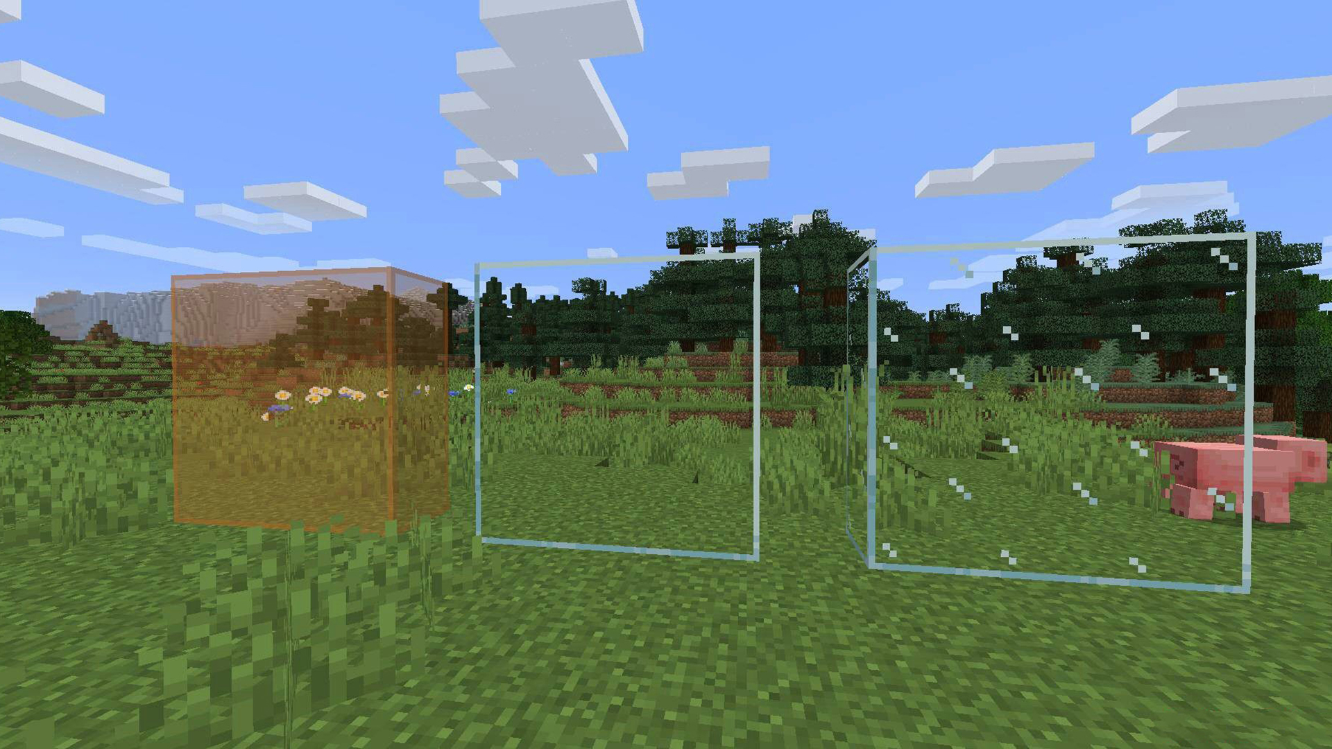 اسکرین شات 2 برنامه Connected Glass Mod Minecraft