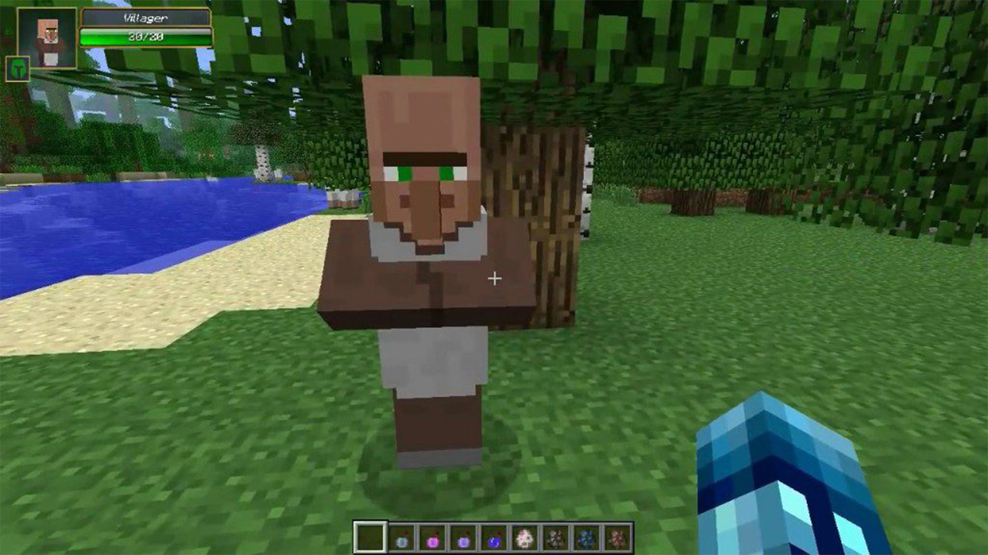 اسکرین شات 2 برنامه Damage Indicator Mod Minecraft