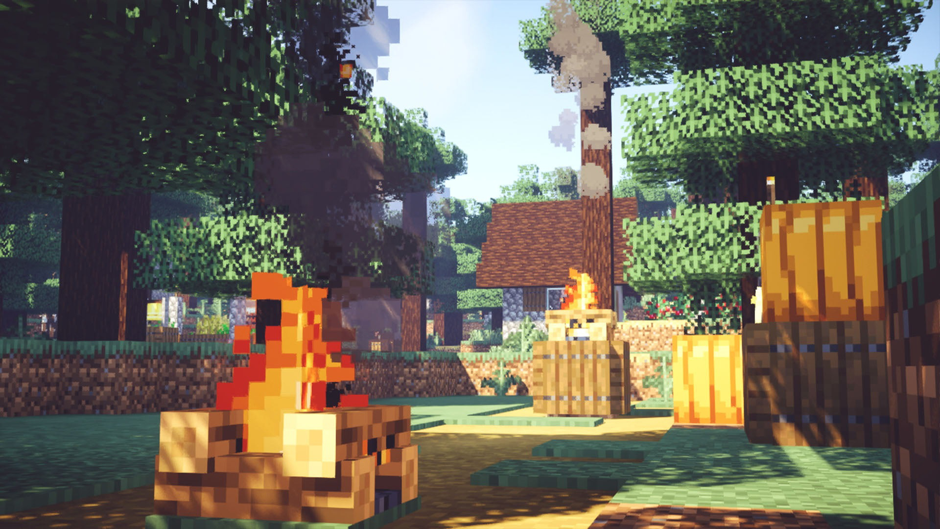 اسکرین شات 1 برنامه Vanilla Shaders Minecraft