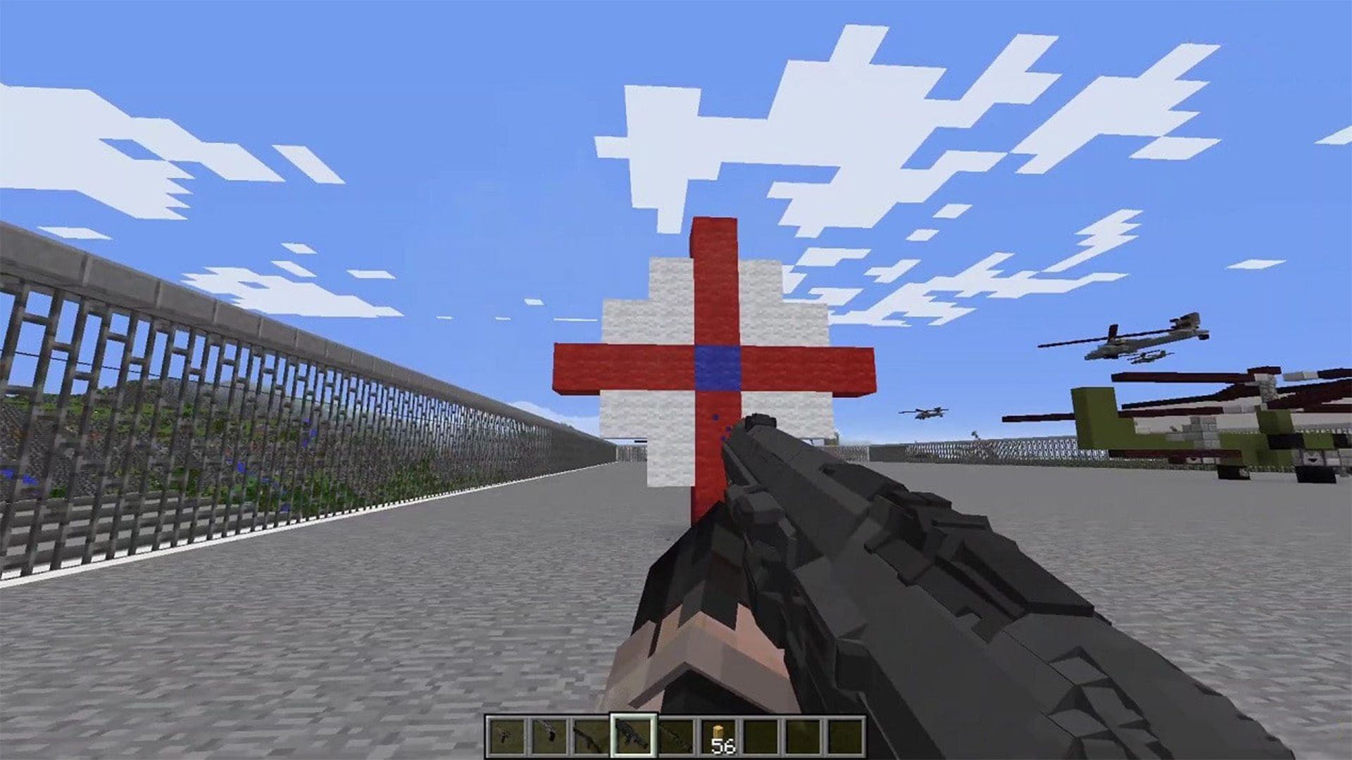 اسکرین شات 4 برنامه Guns Mod for Minecraft