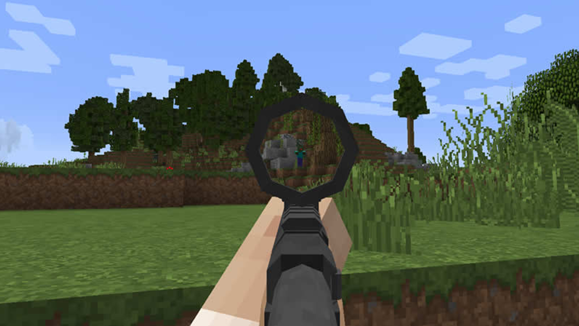 اسکرین شات 1 برنامه Guns Mod for Minecraft