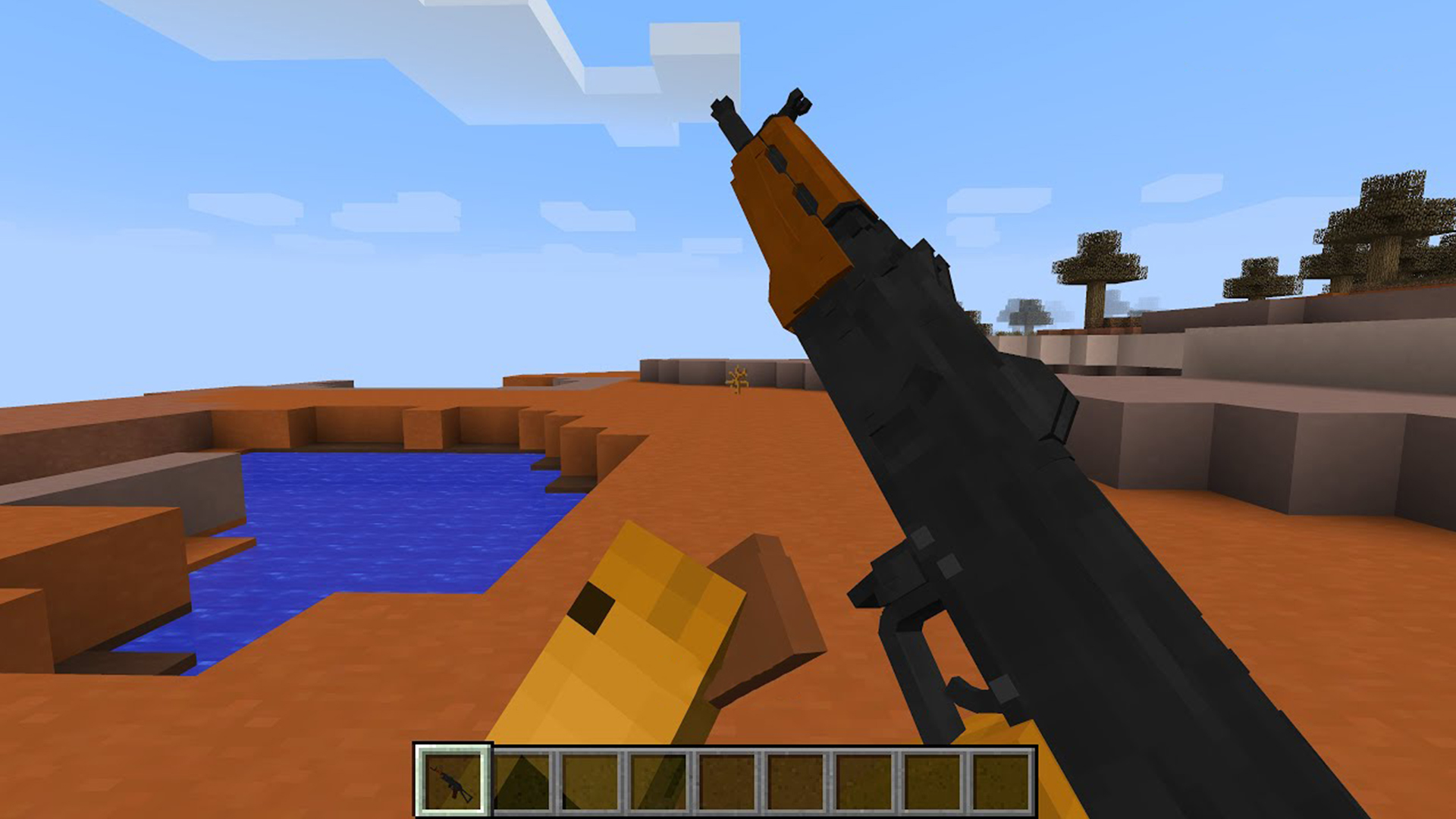 اسکرین شات 3 برنامه Guns Mod for Minecraft