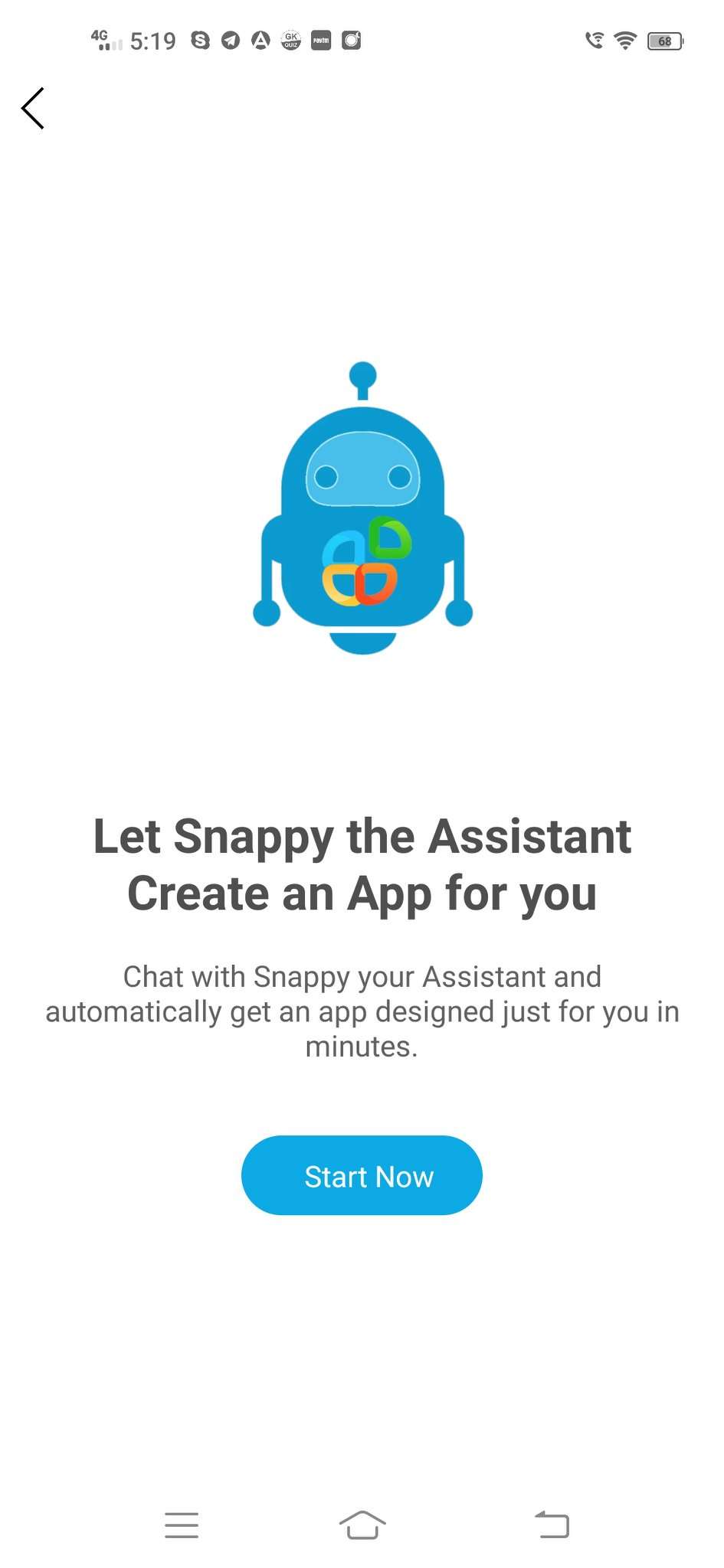 اسکرین شات 3 برنامه AI App Maker Builder Appy Pie