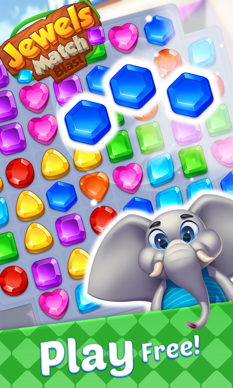 اسکرین شات 3 بازی Jewels Match Blast - Match 3