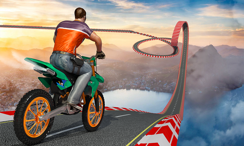 اسکرین شات 4 بازی Bike Tricks Trail Stunt Master