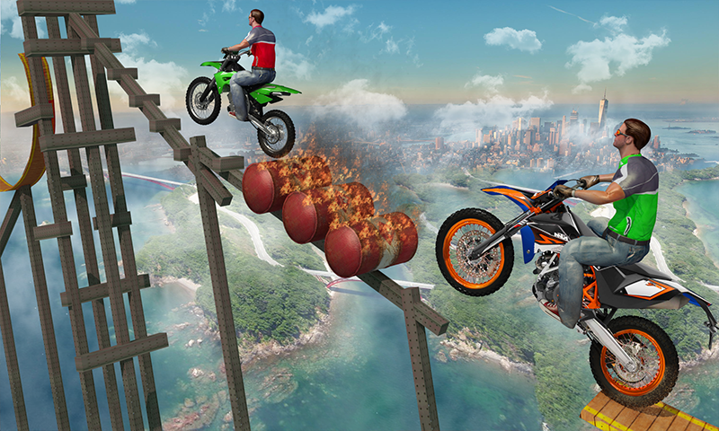 اسکرین شات 2 بازی Bike Tricks Trail Stunt Master