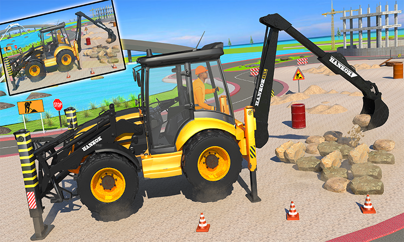 اسکرین شات 6 بازی Highway Construction Games 3d