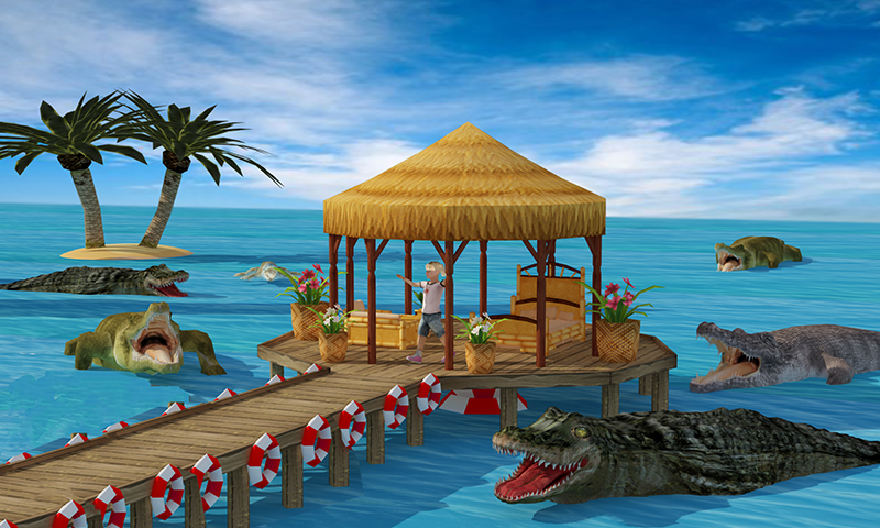 اسکرین شات 3 بازی Alligator Survival Hunting