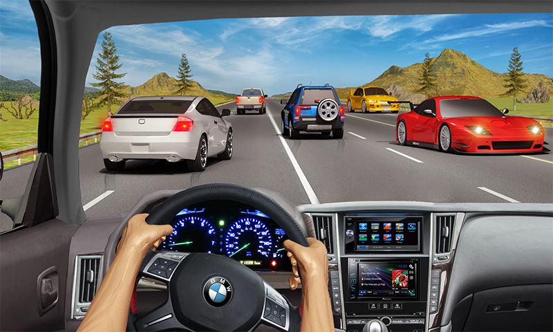 اسکرین شات 3 بازی Traffic Highway Car Drift Race
