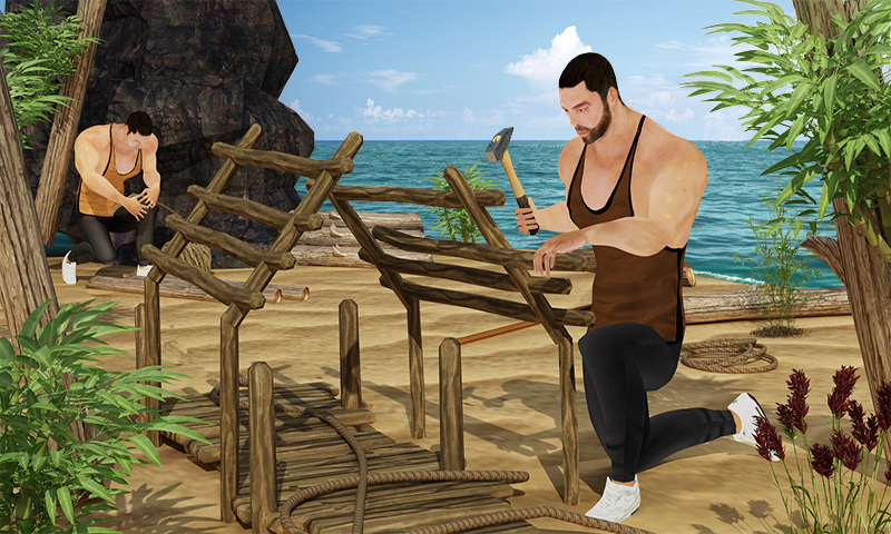 اسکرین شات 1 بازی Raft Survival Hunter Escape
