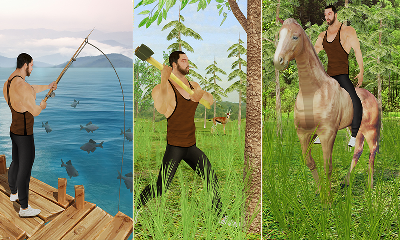 اسکرین شات 5 بازی Raft Survival Hunter Escape