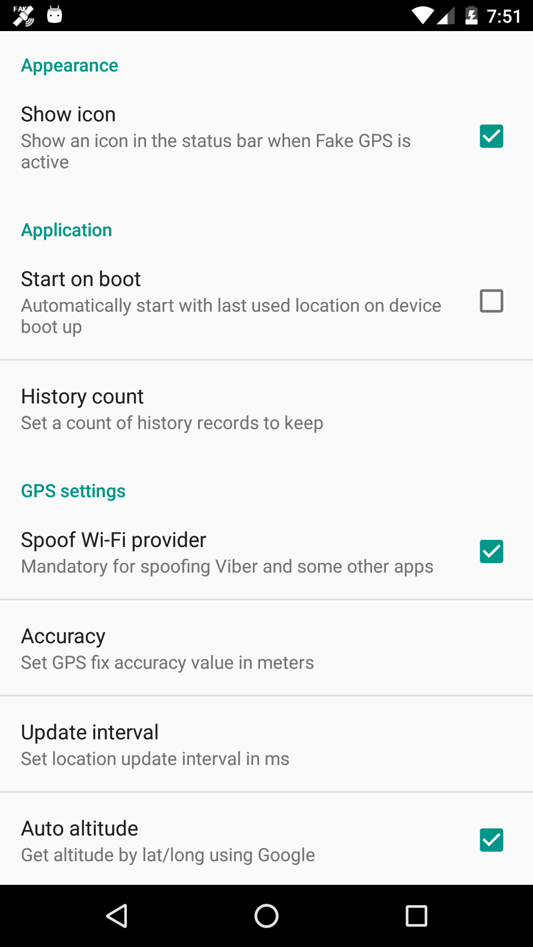 اسکرین شات 4 برنامه Fake GPS location