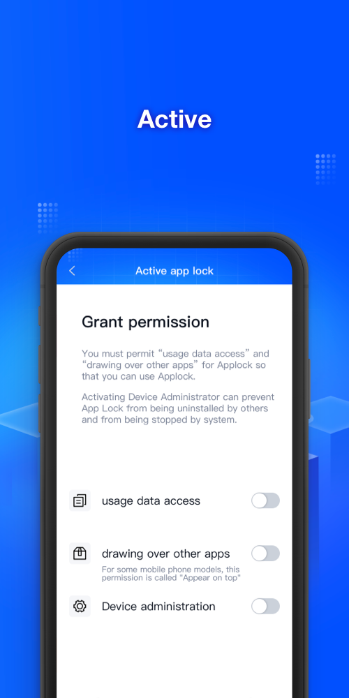 اسکرین شات 2 برنامه AppLock Master - protect apps