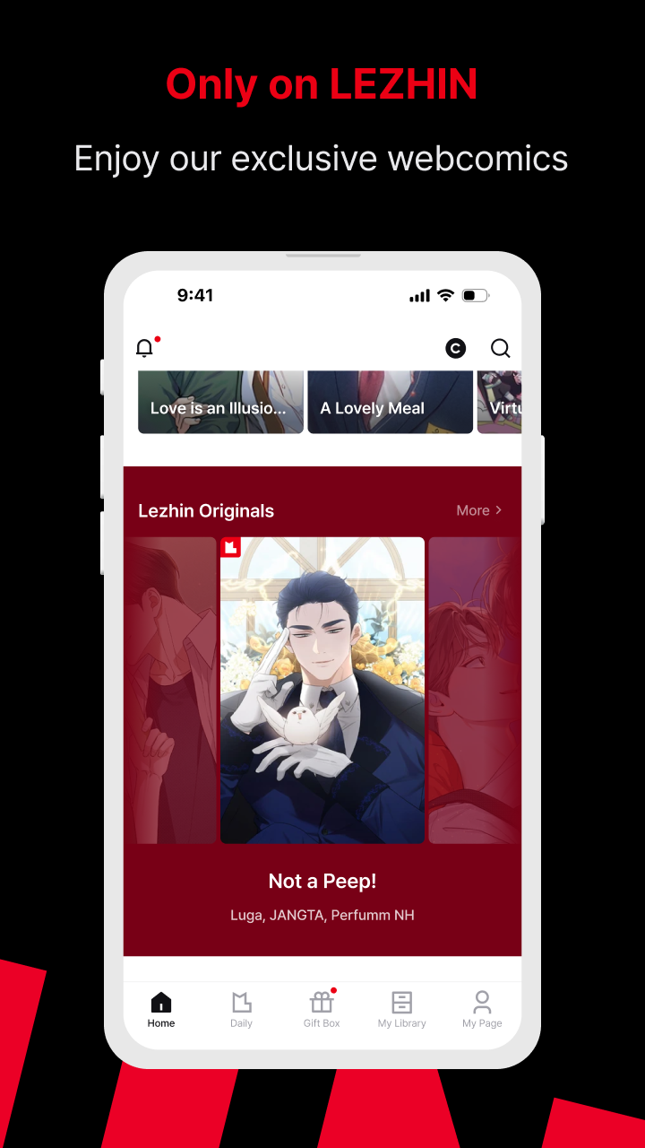 اسکرین شات 3 برنامه Lezhin Comics - Daily Releases