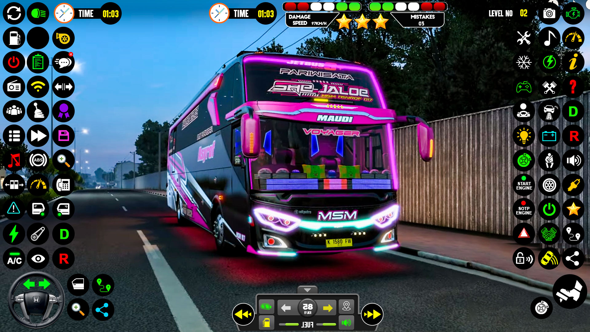 اسکرین شات 3 بازی Bus Games 3D City Bus Driving