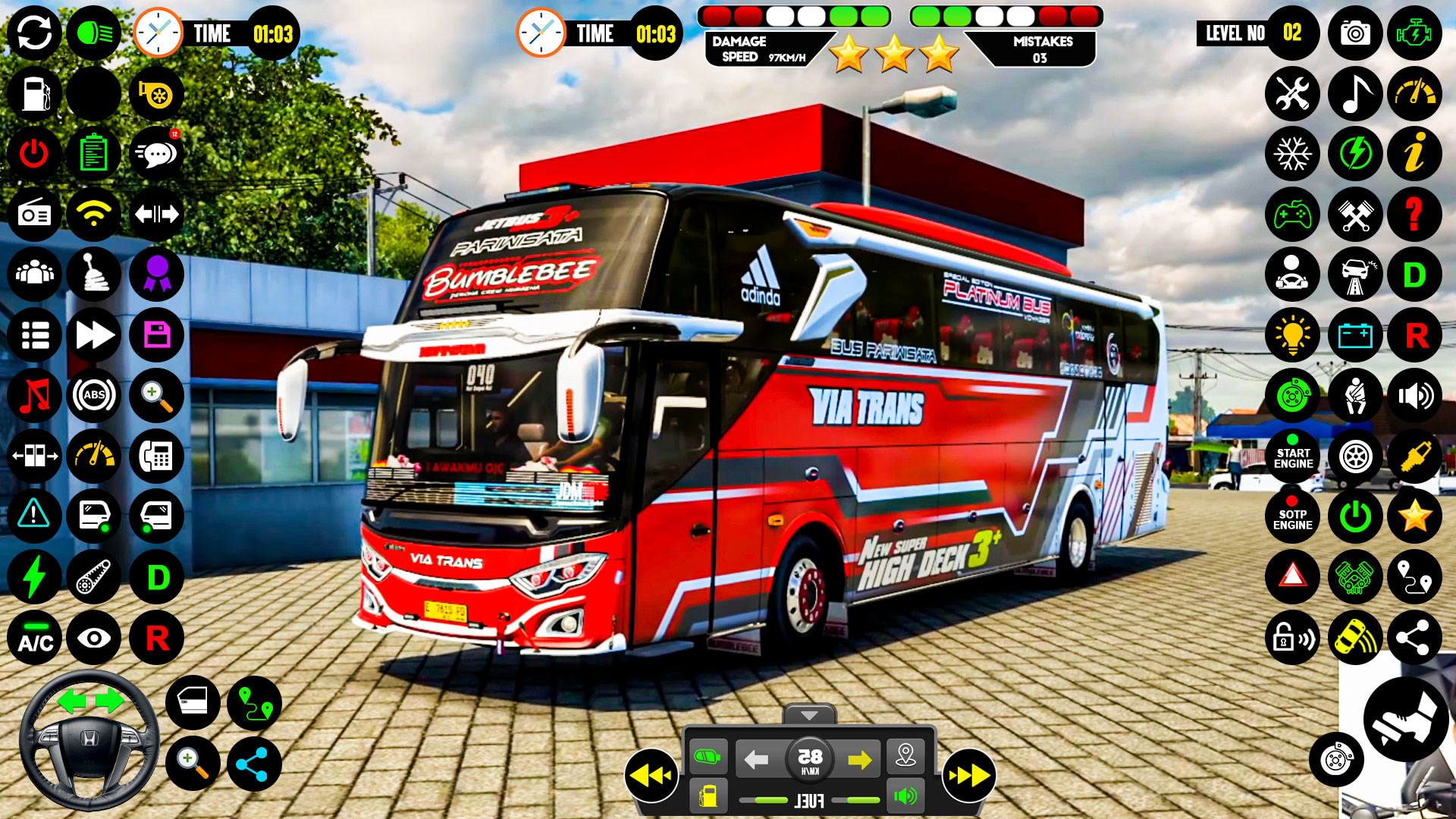 اسکرین شات 2 بازی Bus Games 3D City Bus Driving
