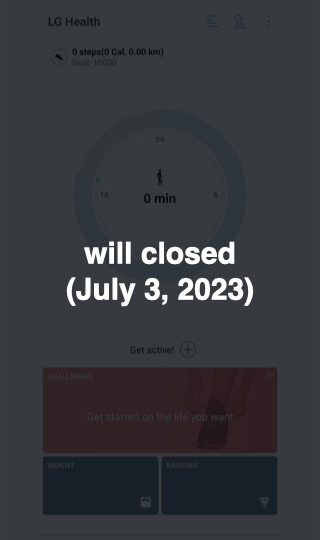 اسکرین شات 1 برنامه LG Health (will closed)